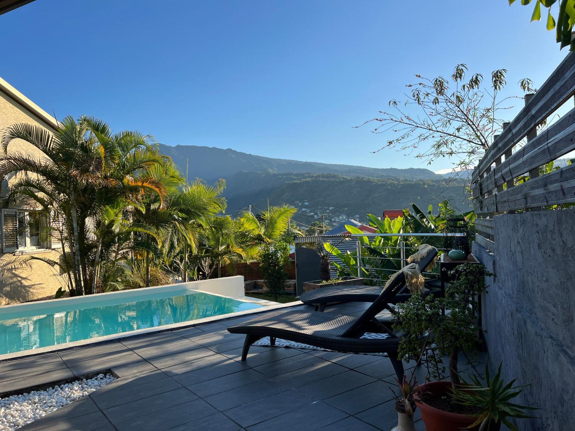 Villa Ti Moon, Entre Deux, Piscine Buitenkant foto