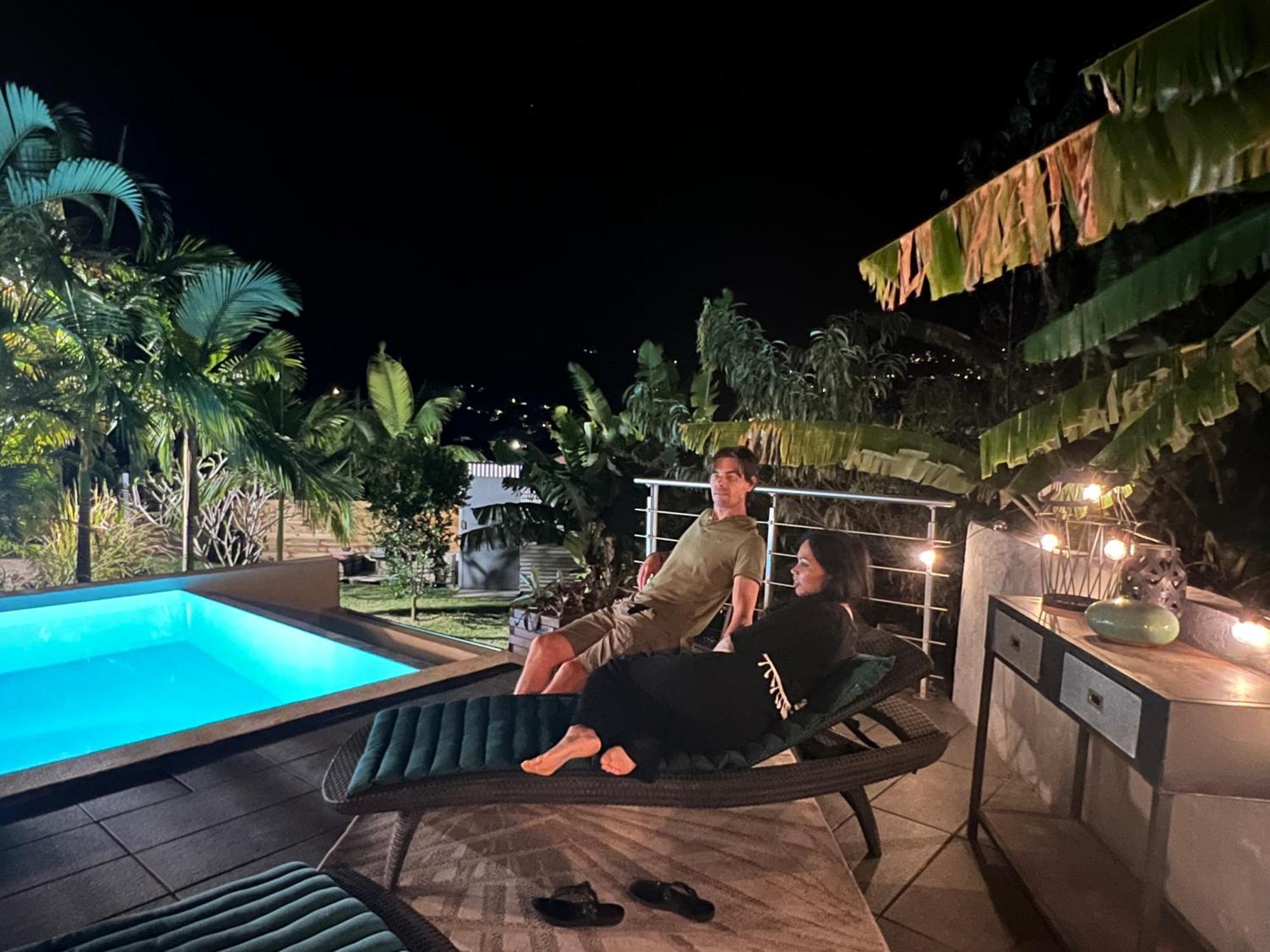 Villa Ti Moon, Entre Deux, Piscine Buitenkant foto